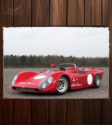 Металлическая табличка Alfa Romeo Tipo 33 3 Sebring